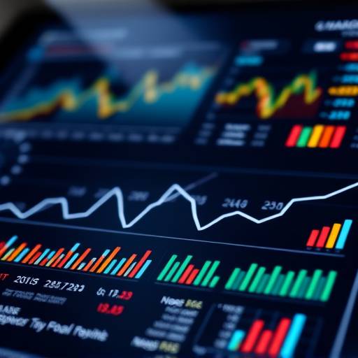 Graphs and charts representing financial analysis concepts.